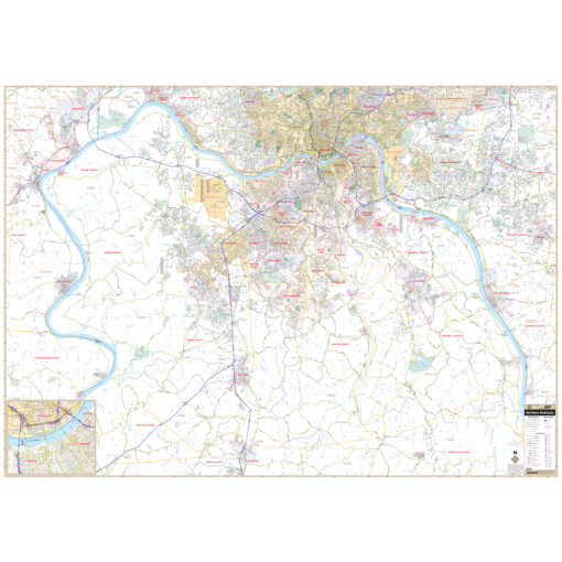 Northern Kentucky Regional Wall Map by Kappa