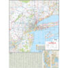 New York City 75-Mile Radius Tri-State Area Regional Wall Map by Kappa