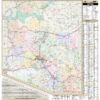 Arizona State Wall Map by Kappa