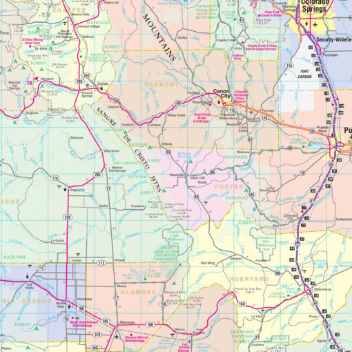 Colorado State Wall Map by Kappa - Image 2