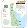 Delaware Shaded Relief State Wall Map by Kappa