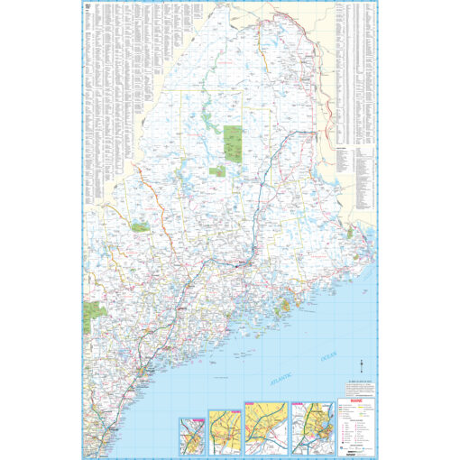 Maine State Wall Map by Kappa