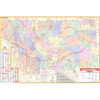 Montana State Wall Map by Kappa