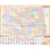 North Dakota State Wall Map by Kappa