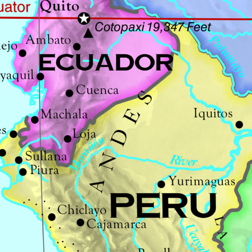 South America Essential Wall Map by Kappa - Image 2