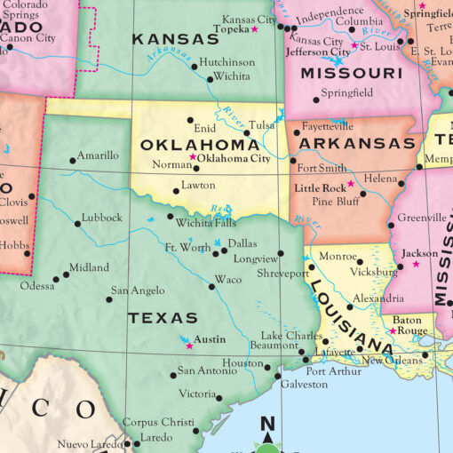 United States Essential Wall Map by Kappa - Image 2