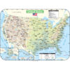 United States Shaded Relief Wall Map by Kappa