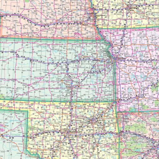 United States Wall Map by Kappa - Image 2