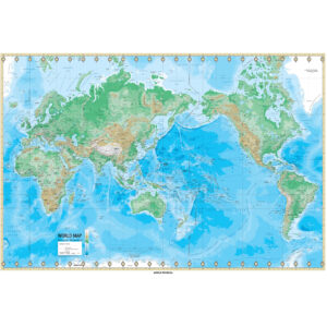 World Advanced Physical Wall Map by Kappa