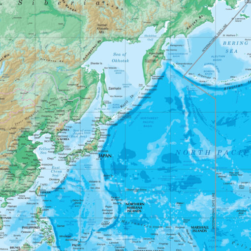 World Advanced Physical Wall Map by Kappa - Image 2