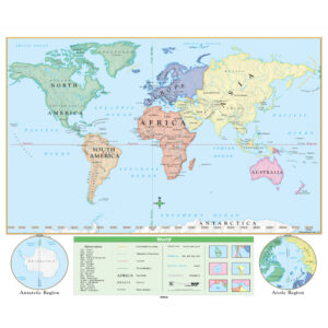 World Beginner Wall Map by Kappa