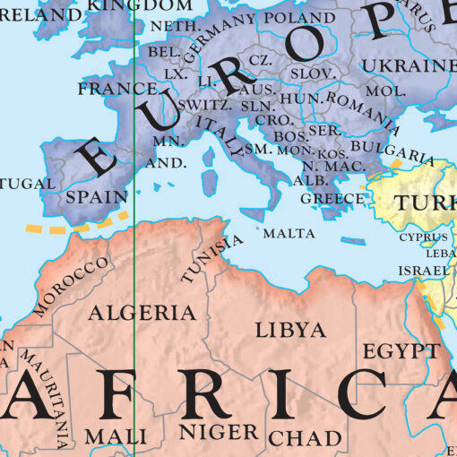 World Beginner Wall Map by Kappa - Image 2
