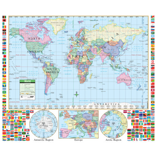 Canada & World Primary Spring Roller Set w/Backboard by Kappa - Image 3