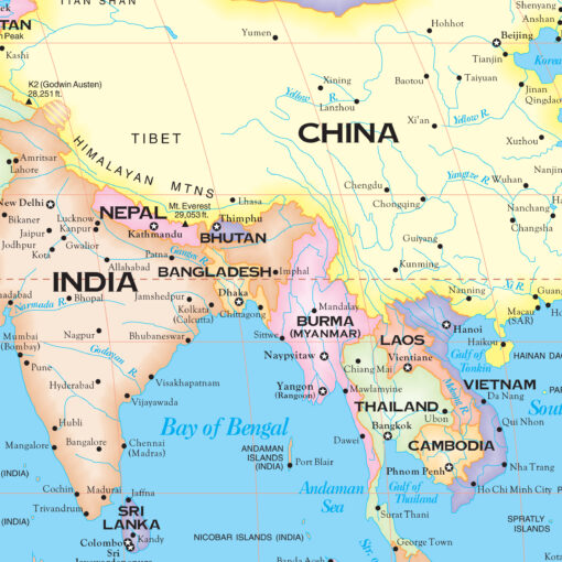 World Robinson Projection Wall Map by Kappa - Image 2