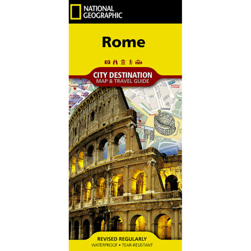 National Geographic - Rome - City Destination Folding Travel Map