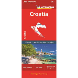 Michelin - Croatia - Folding Travel Map