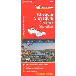 Michelin - Czech Republic & Slovak Republic - Folding Travel Map
