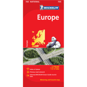 Michelin - Europe - Folding Travel Map