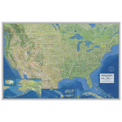 United States Ranger Wall Map by South of Kings
