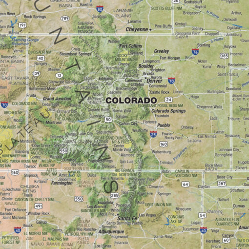 United States Ranger Wall Map by South of Kings - Image 2