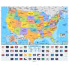 United States Primary Classroom Wall Map by BrightWay Educational
