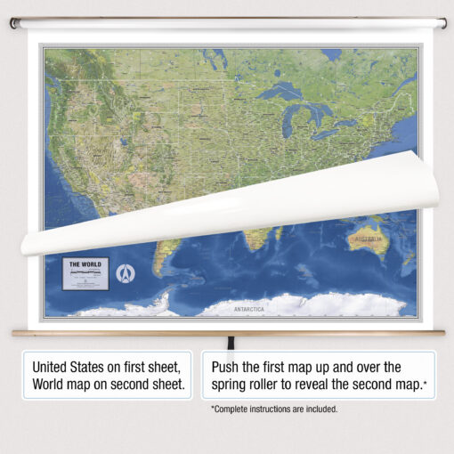 United States & World Ranger Spring Roller Set w/Backboard by South of Kings - Image 2