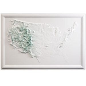 Clearance: United States Clean Raised Relief