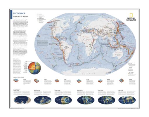Tectonics: The Earth in Motion - Atlas of the World, 10th Edition by National Geographic