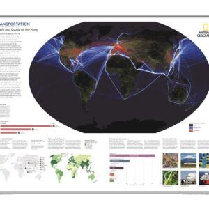 Transportation: People and Goods on the Move - Atlas of the World, 10th Edition by National Geographic