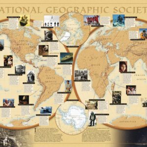 World of National Geographic Wall Map by National Geographic