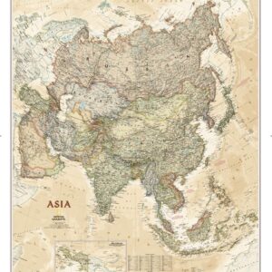 Asia Executive Wall Map by National Geographic