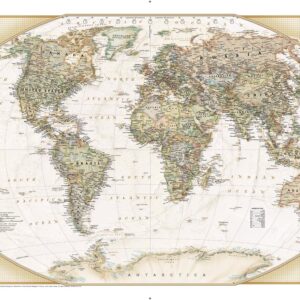 World Explorer Executive Wall Map by National Geographic