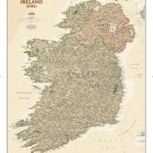 Ireland Executive Wall Map by National Geographic
