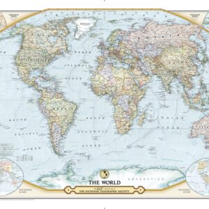 NGS 125th Anniversary World Map