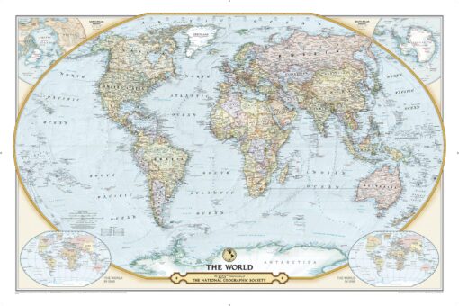 NGS 125th Anniversary World Map