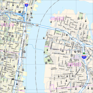 Custom USA Streets Map
