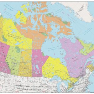 Canada Political Wall Map by MapSherpa