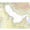 Gulf States Wall Map by The Times