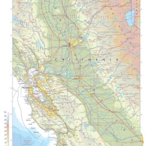 San Francisco (United States) Wall Map by The Times