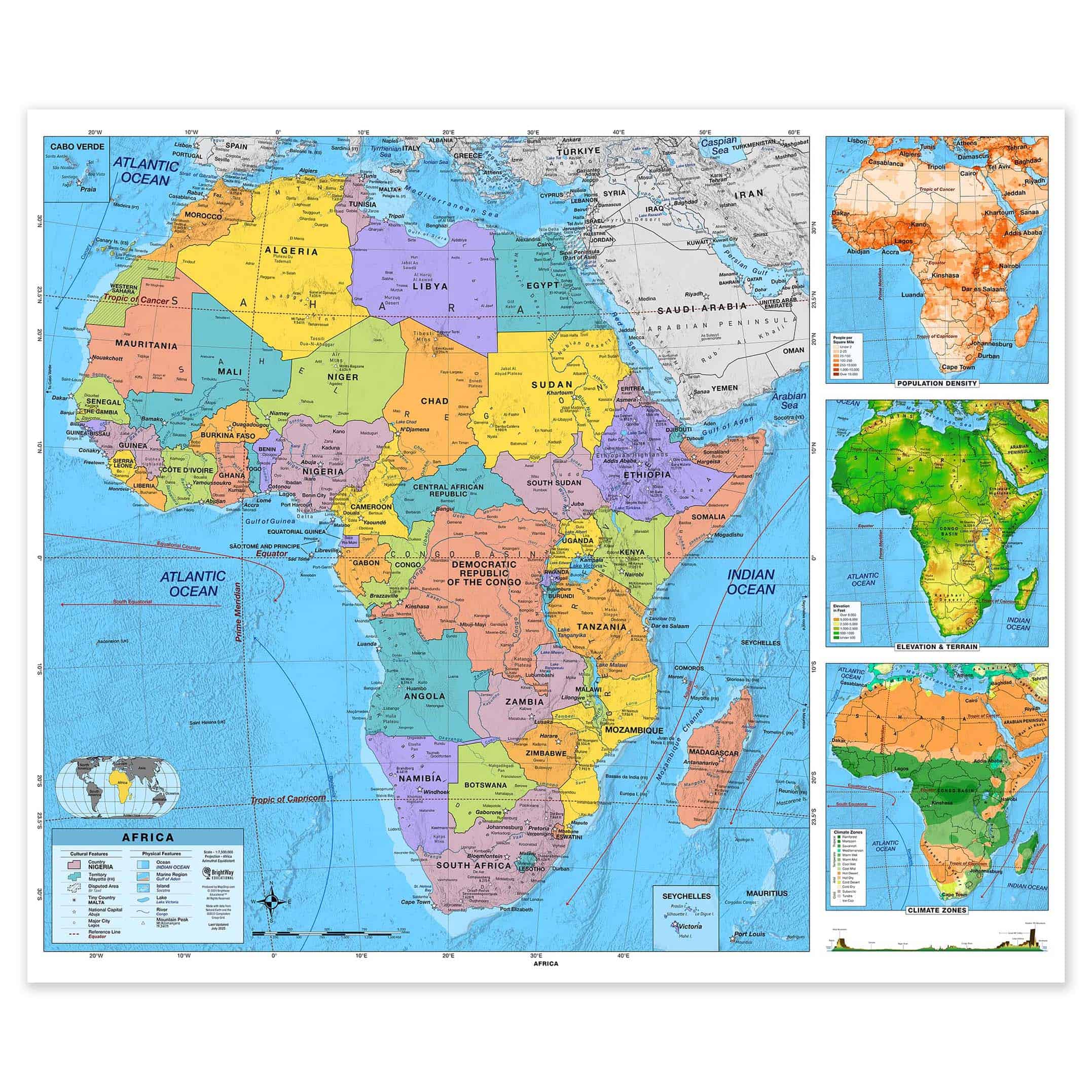 Political Map Of Africa Political Map Of Africa