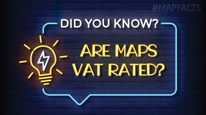 Maps are VAT rated.