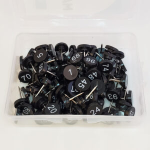 Numbered Push Pins