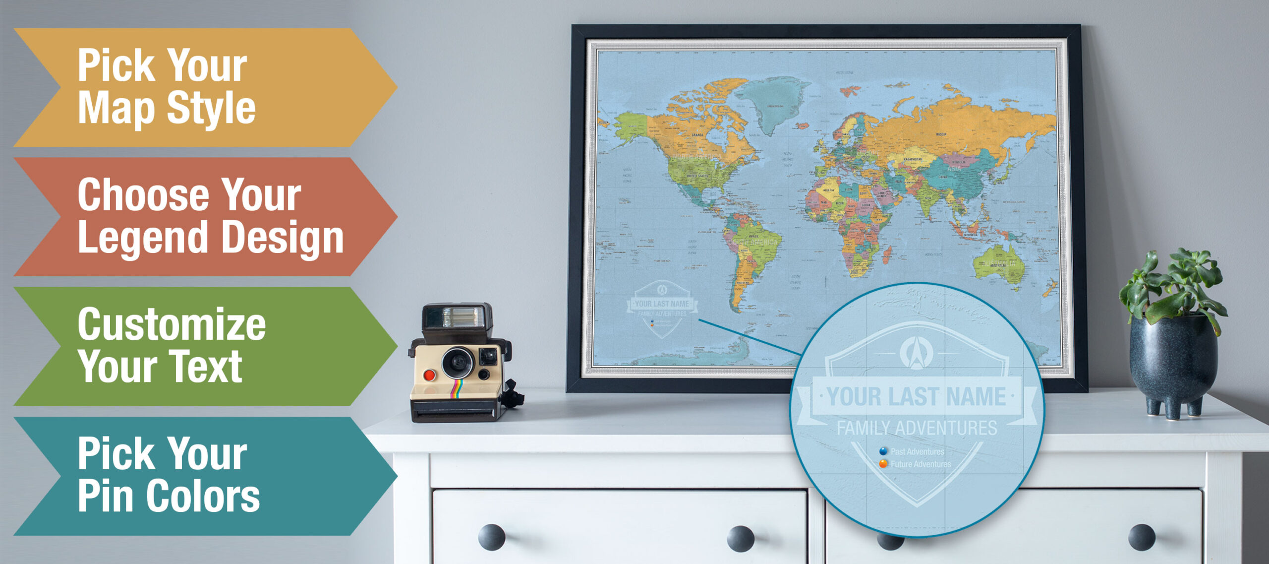 Personalized Maps from South Of Kings