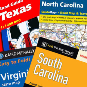 US Folding State Maps